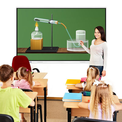 Android 11 White Touch Interactive Flat Panel 98 Inch Intelligent For Infrared Display